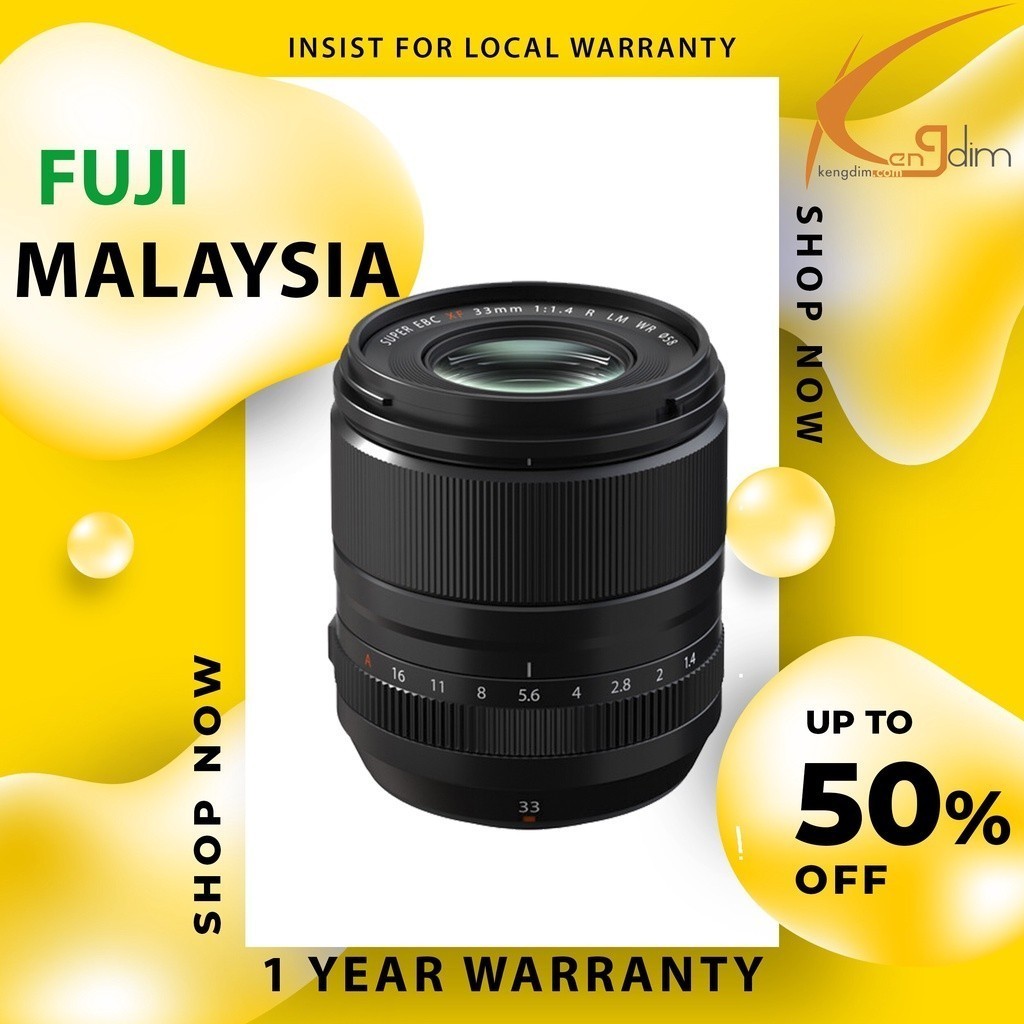 เลนส์ FUJIFILM XF 33mm f/1.4 R LM WR