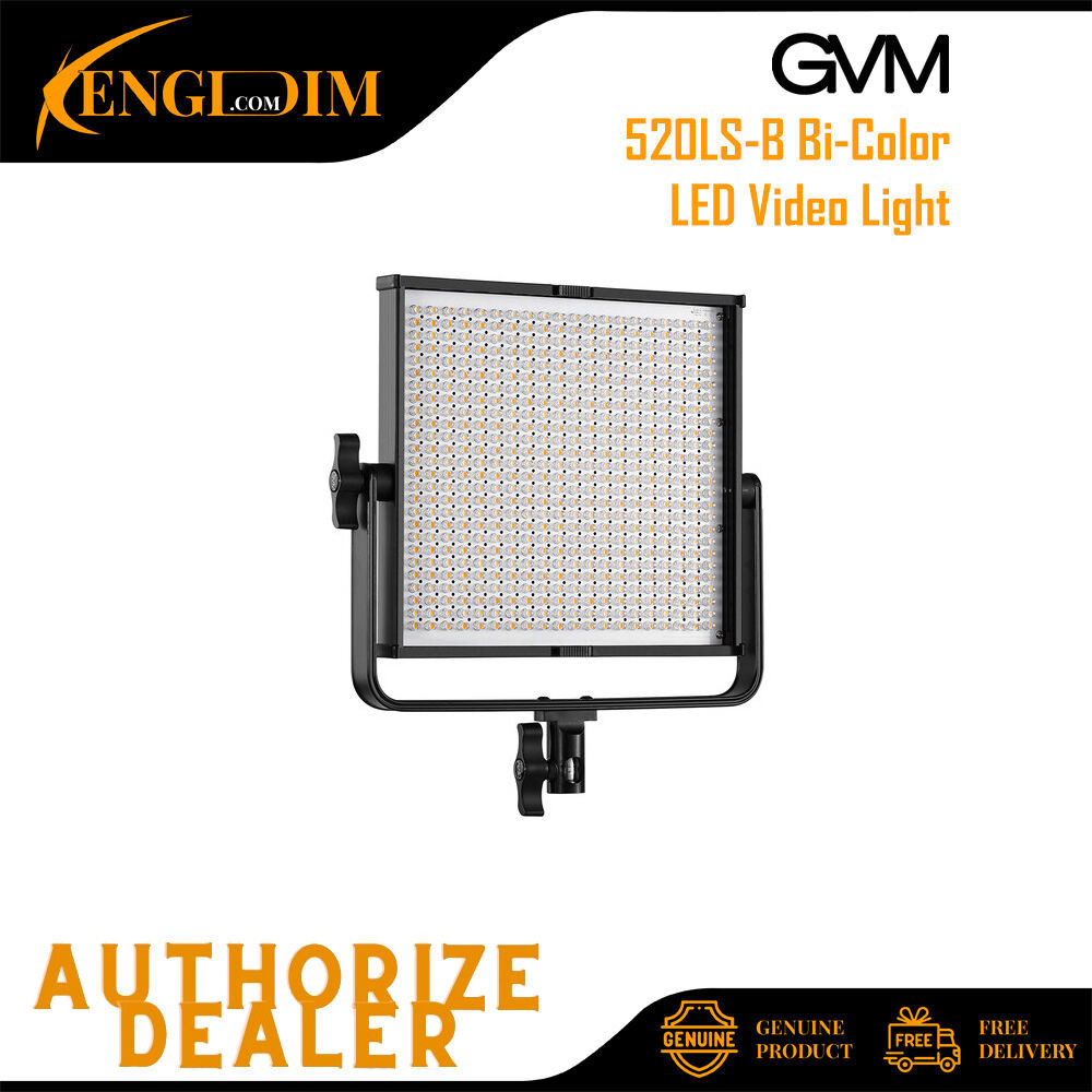 GVM 520LS-B ไฟวิดีโอ LED สองสี