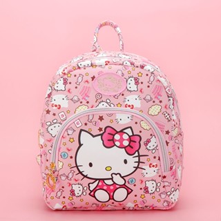 [ลดกระหน่ํา] กระเป๋าเป้สะพายหลัง กระเป๋านักเรียน พิมพ์ลาย hello kitty ขนาดเล็ก ลําลอง เหมาะกับของขวัญวันเกิด สไตล์อเมริกัน สําหรับเด็กผู้หญิง