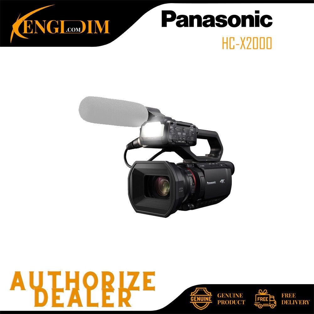 Panasonic HC-X2000 X2000 UHD 4K 3G-SDI/กล้องวิดีโอ HDMI Pro พร้อมซูม 24 เท่า