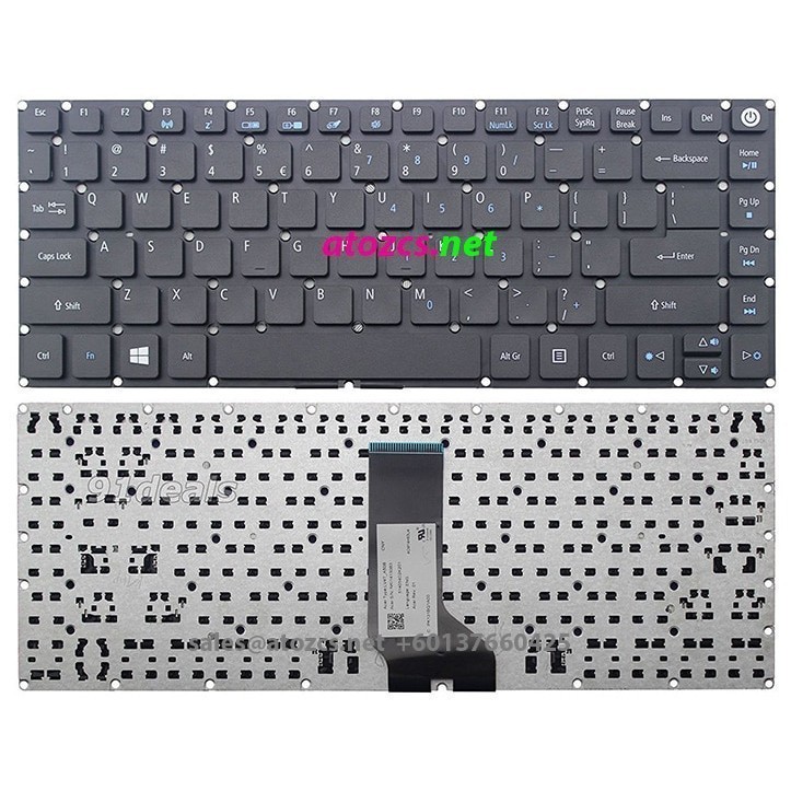 คีย์บอร์ด Acer Aspire E5-473 E5-473G E5-473T E5-473TG E5-432 E5-432G