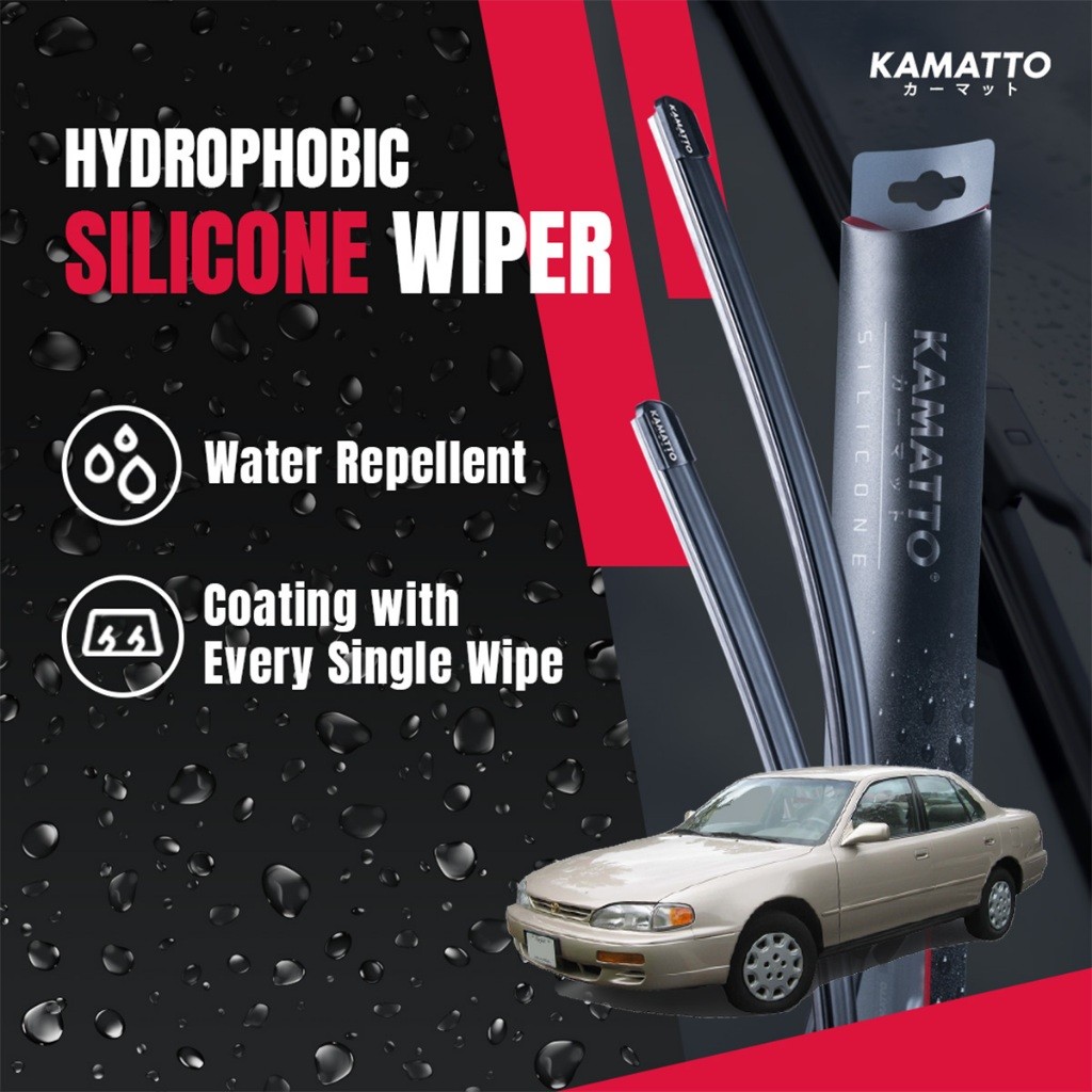 Kamatto Wiper Toyota Camry XV10 (1992-1997) เคลือบน้ําหยดซิลิโคนแบบไฮโดรโฟบิก
