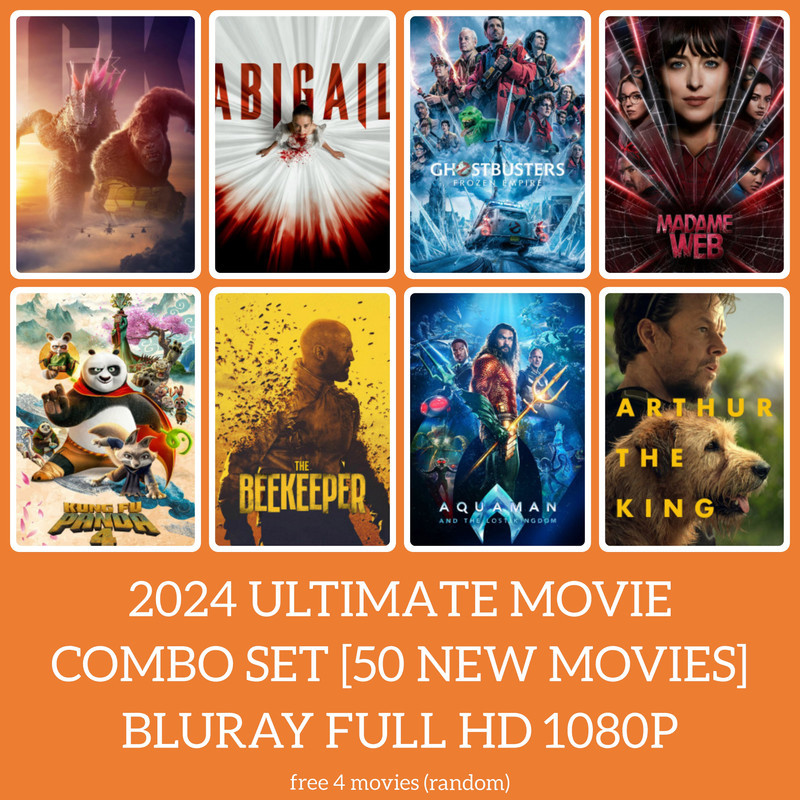 [PENDRIVE Koleksi MOVIE] 2024 ULTIMATE COLLECTION 50 MOVIES COMBO SET MIX & PICK BLURAY FULL HD