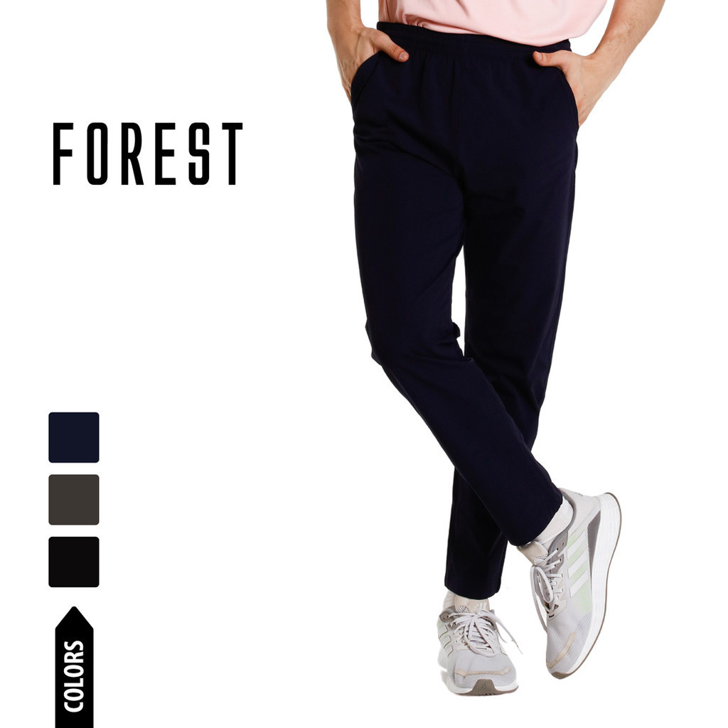 Forest Seluar Track Lelaki Forest Stretching Slim Fit Track Men Track Pants Unisex Track Bottom - 10