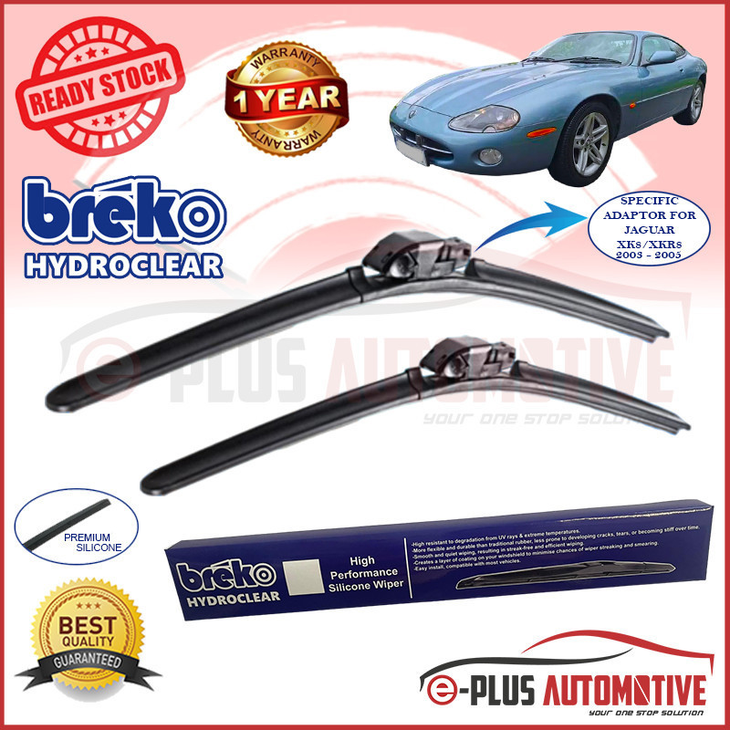 ใบปัดน้ําฝนซิลิโคน Hydroclear คุณภาพสูง (21 / 21) เข้ากันได้กับ Jaguar XK8 / XKR8 2003-2005