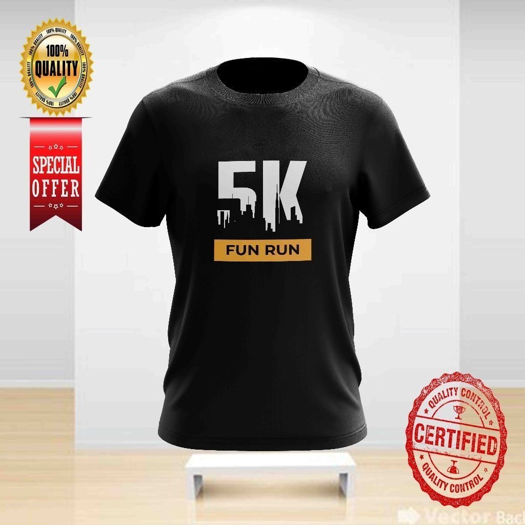 ACTIVITY 5KM FUN RUN DESIGN 10 TSHIRT คอกลมสําหรับทั้งหมด