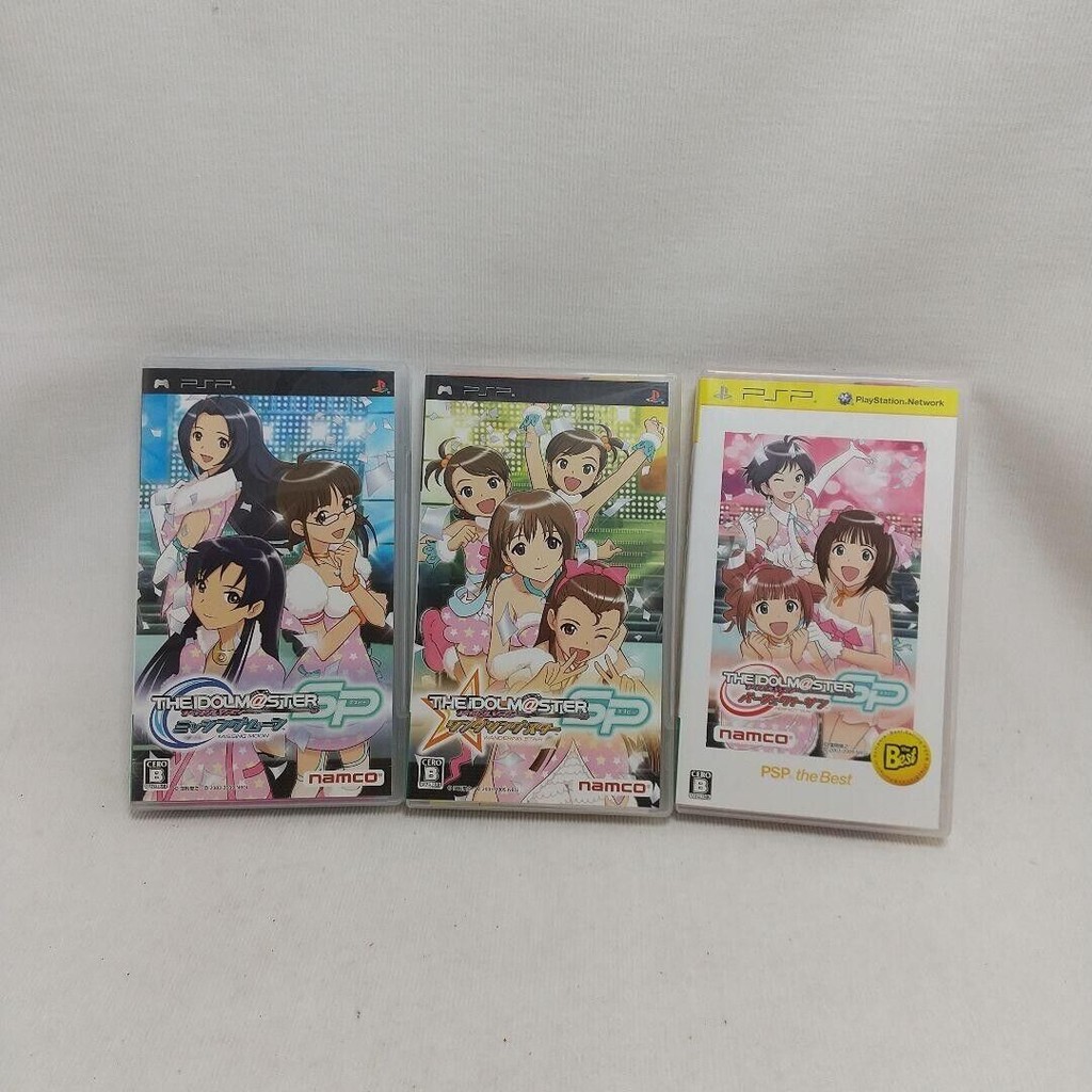 PSP THE IDOLMASTER Shiny Festa 3Games Set Japan import PlayStation Portable