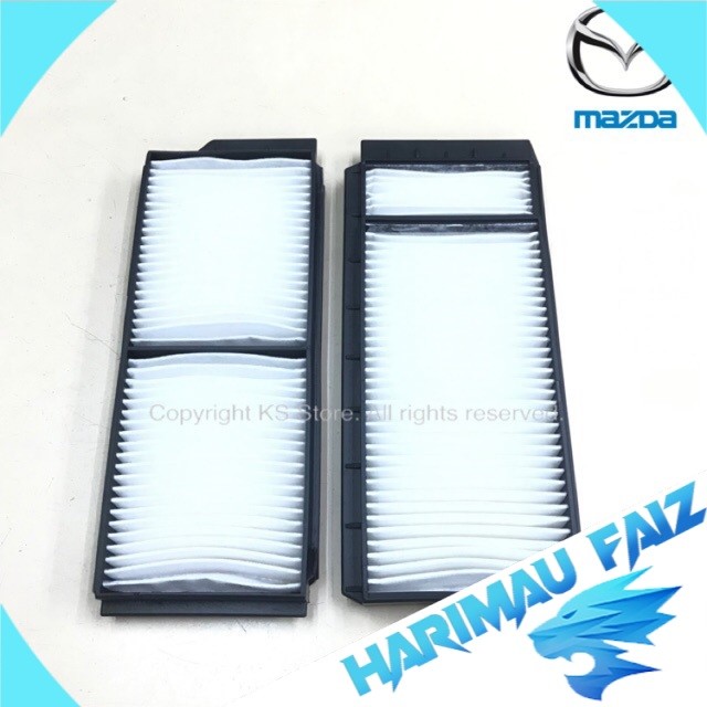 HF Air Cond Filter M3/M5/Biante Cabin Air Filter MAZDA 3 1.6 & 2.0 2009-2014 BL รุ่น BBP2 61 J6X-T/B