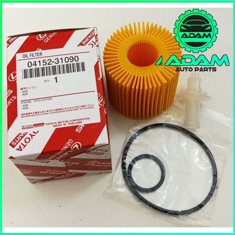 กรองน้ํามันเครื่อง TOYOTA CAMRY HYBRID / ESTIMA / VELLFIRE / ALPHARD / LEXUS RX350 (04152-31090 / 04
