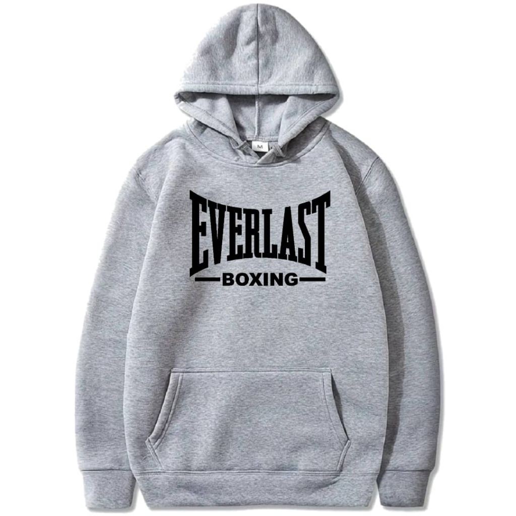 สินค้ามาใหม่ HOODIES EVERLST B0XING UNISEX ผ้าฝ้าย 100% S-5XL คุณภาพระดับพรีเมียม 250GSM