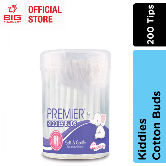 พรีเมียร์ Kiddies Buds Cotton Buds 200Tips