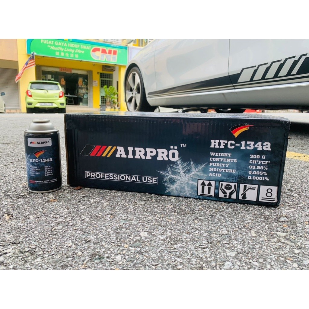สารทําความเย็นแก๊ส AIRPRO R134A - 300GRAM/CAN R134 300G SAVE VALUE EASY SMALL TIN BAC