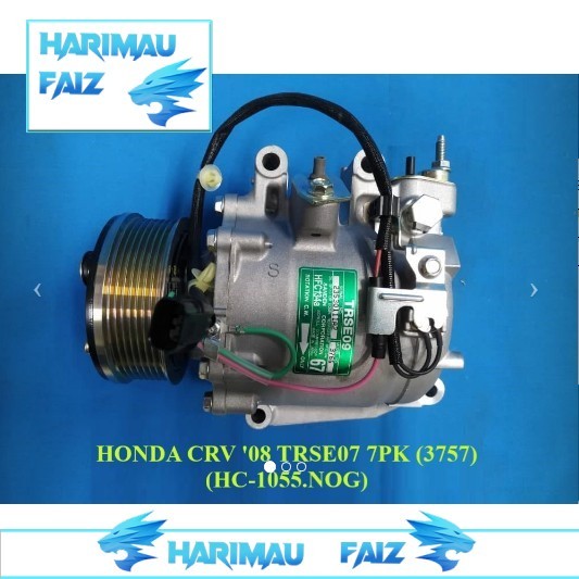 HF ใหม่ HONDA CRV 2008 CR-V TRSE07 7PK (3757) COMPRESSOR AIR COND PUMP HF