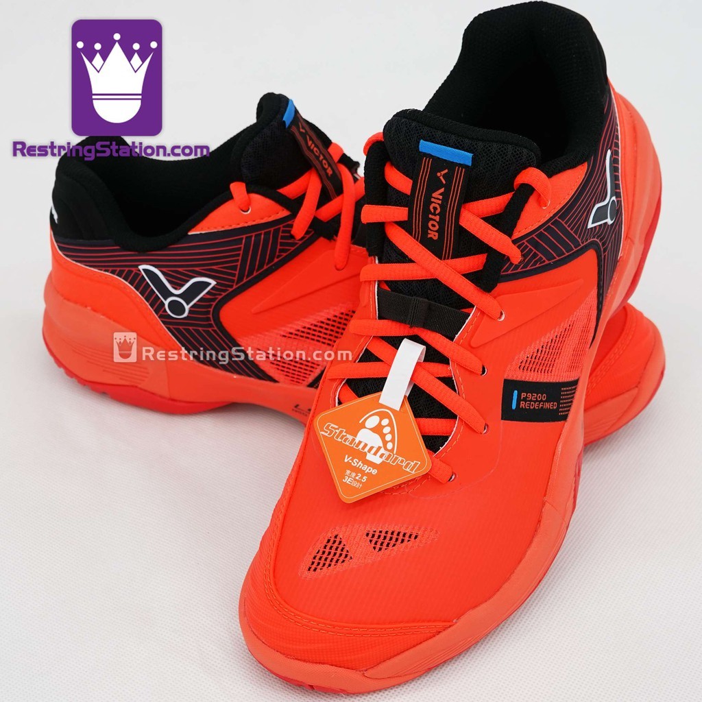 Victor Men SH-P9200II D (สีแดง) รองเท้าแบดมินตันมืออาชีพ
