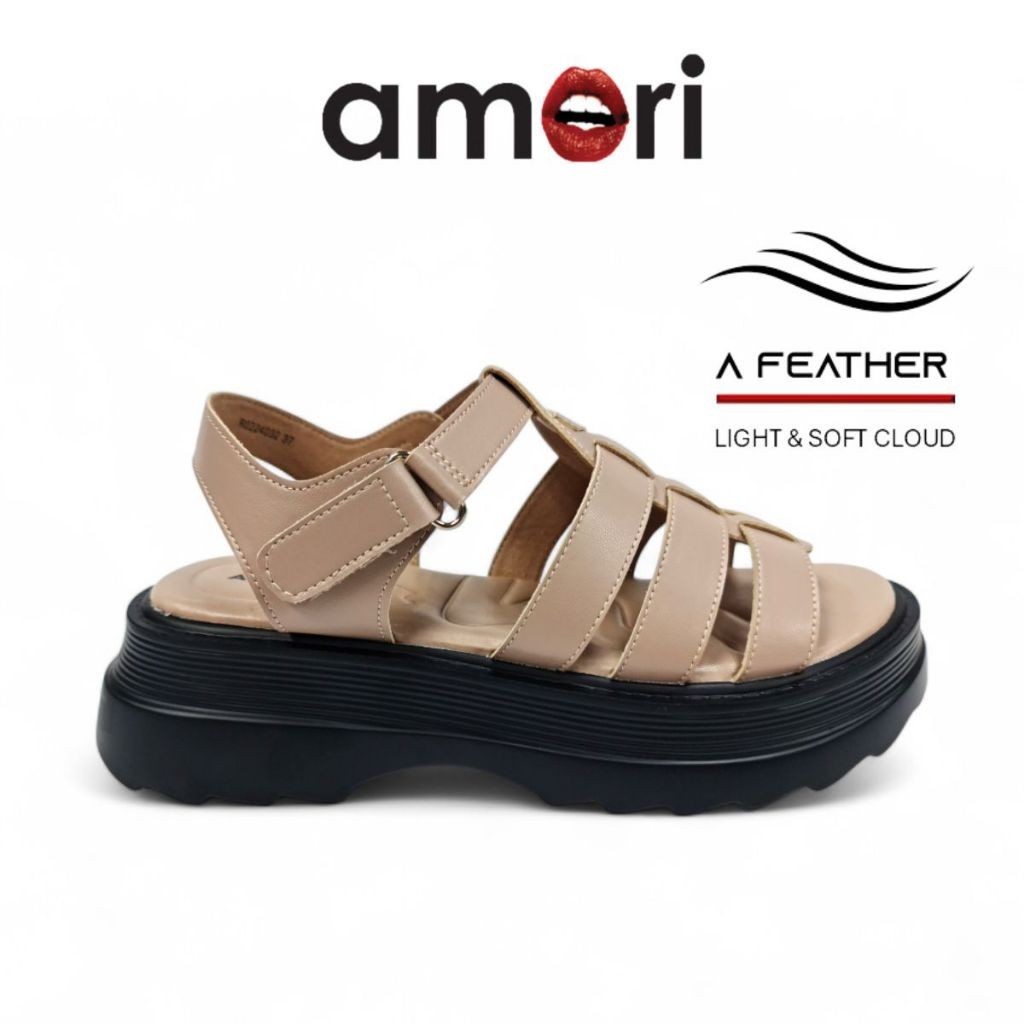 Amori Ladies Sandal Platform รองเท้าโลฟเฟอร์ R0224032 รองเท้าแตะผู้หญิง