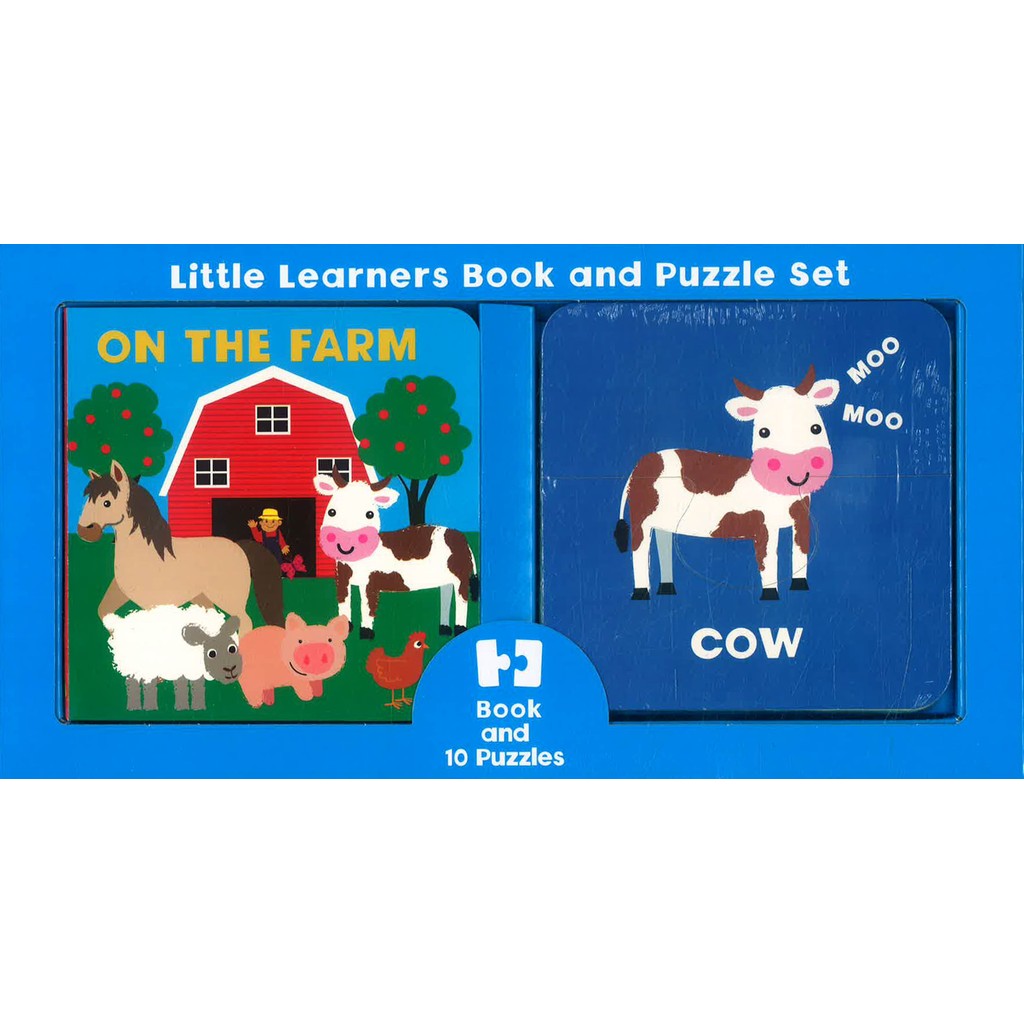 (BX) LITTLE LEARNERS BOOK & PUZZLES บนฟาร์ม