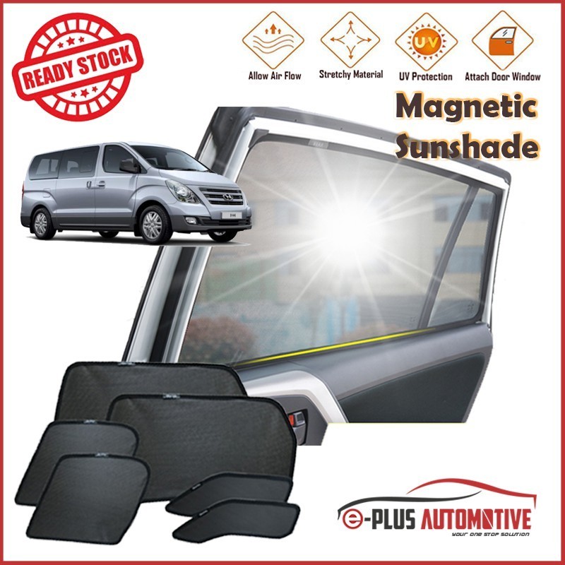Hyundai Starex H1 2008-2018 High Qualty Car Magnetic Sun Shade (6 ชิ้น)