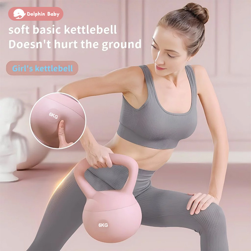 4กก.-8กก.Soft Kettlebell Gym Training Weight Lifting Home Fitness อุปกรณ์ออกกําลังกาย Dumbbell Soft 