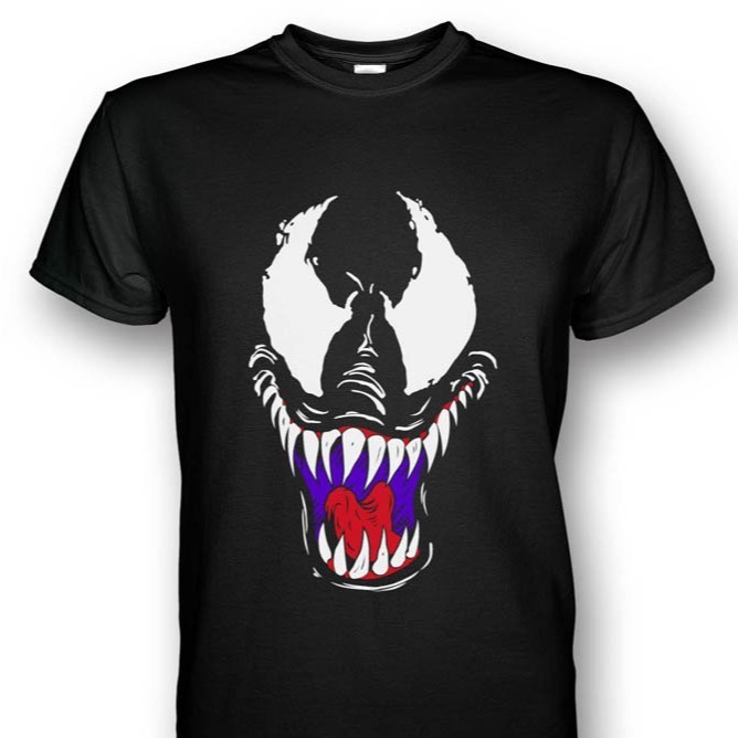 เสื้อยืด Marvel Venom Face Super Hero