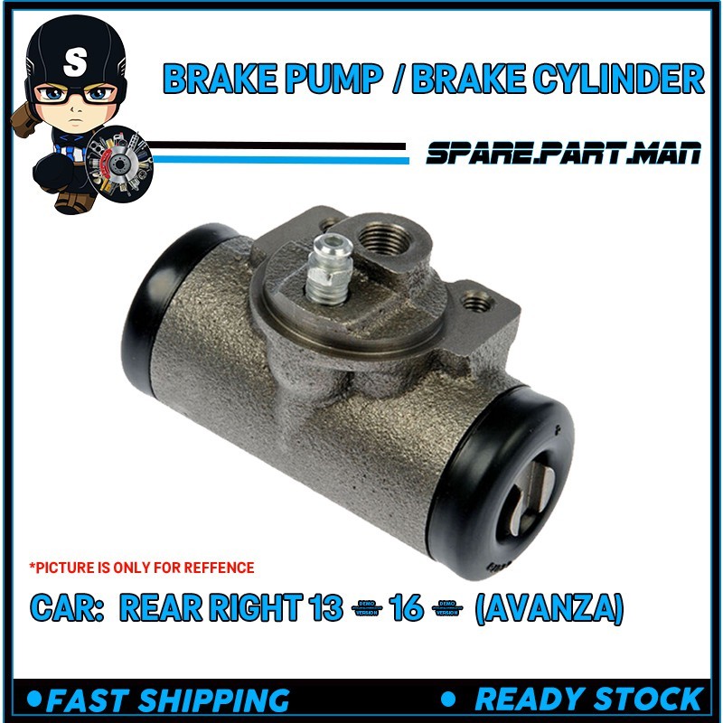 CYLINDER / BRAKE PUMP REAR RIGHT 13/16" (AVANZA) SPM