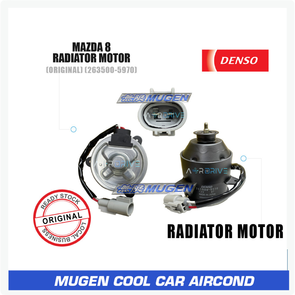 DENSO MAZDA 8 <12V 8T>มอเตอร์วิทยุ ( 263500-5970 ) MGC