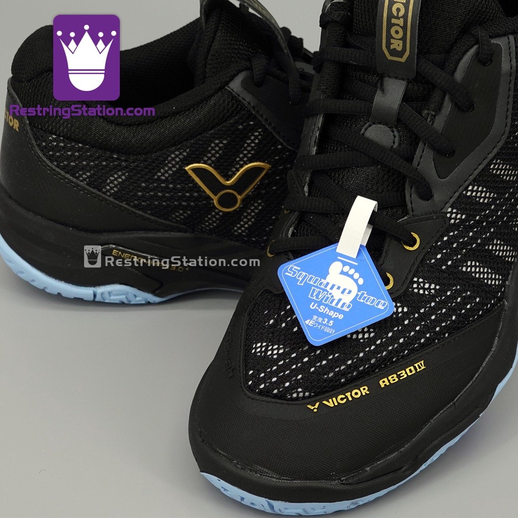 Victor SH-A830IV C (สีดํา) ตัดกว้างพิเศษ (5E) รองเท้าแบดมินตันผู้ชายมืออาชีพ A830IV