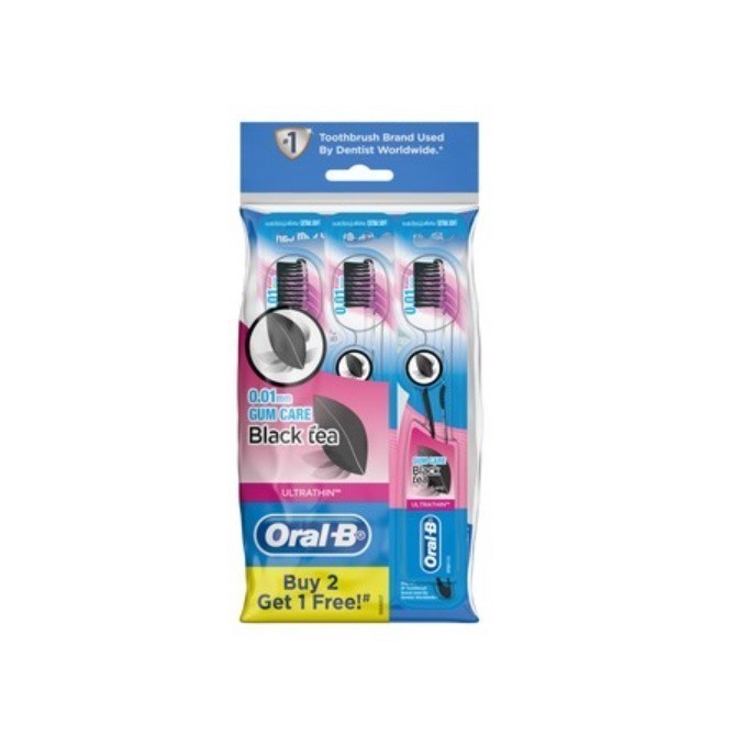 Oral-B T/Brush Ultra Thin Gum Care Black Tea Poly 3S (B2F1)