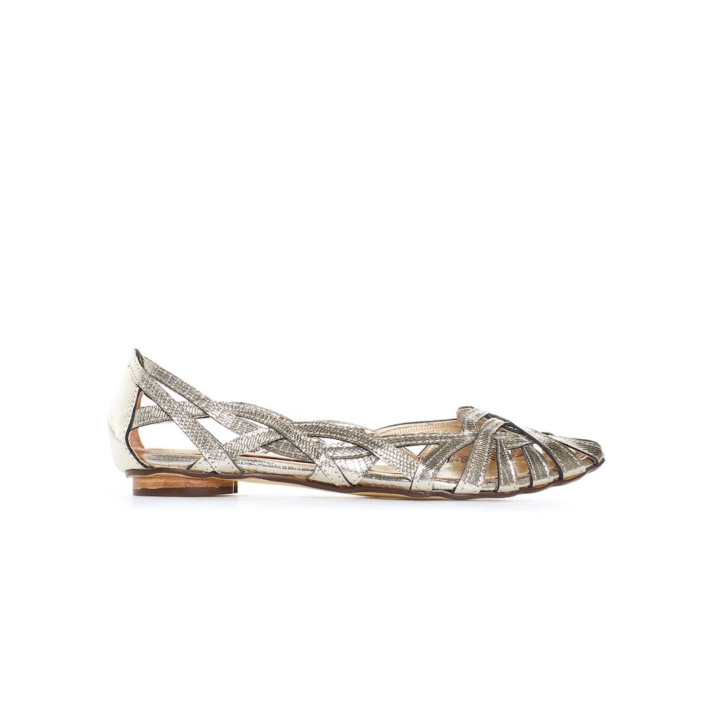 PAZZION Strappy Flat - สีทอง JS51-1G