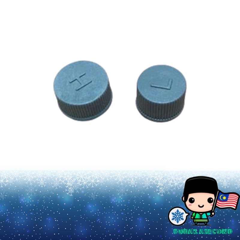 Japan proton perodua CAR AIR COND R134 HOSE CAP KNOB HIGH 5/8(L) และ LOW 4/8 (H) r134a ท่อหมวก BAC