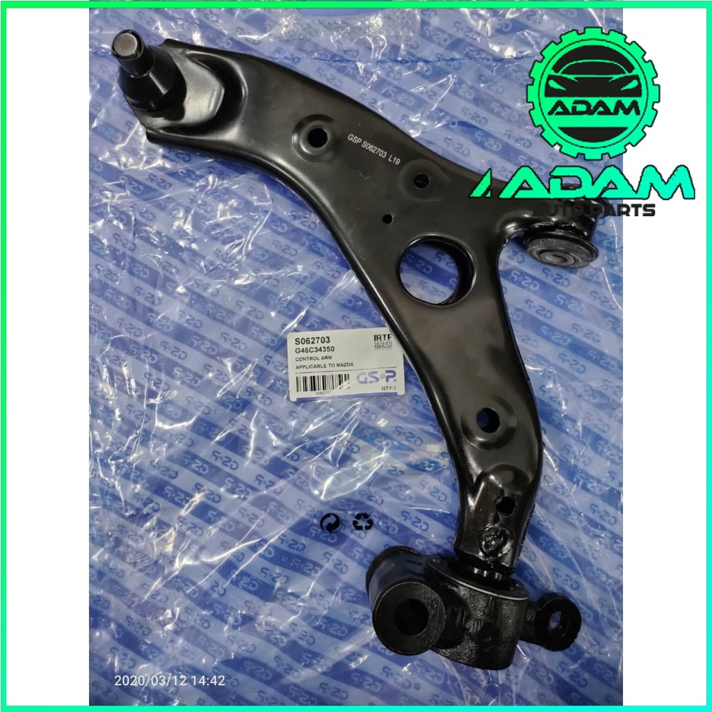 GSP MAZDA 6 (GJ/GL) ด้านหน้า LH+RH LOWER ARM