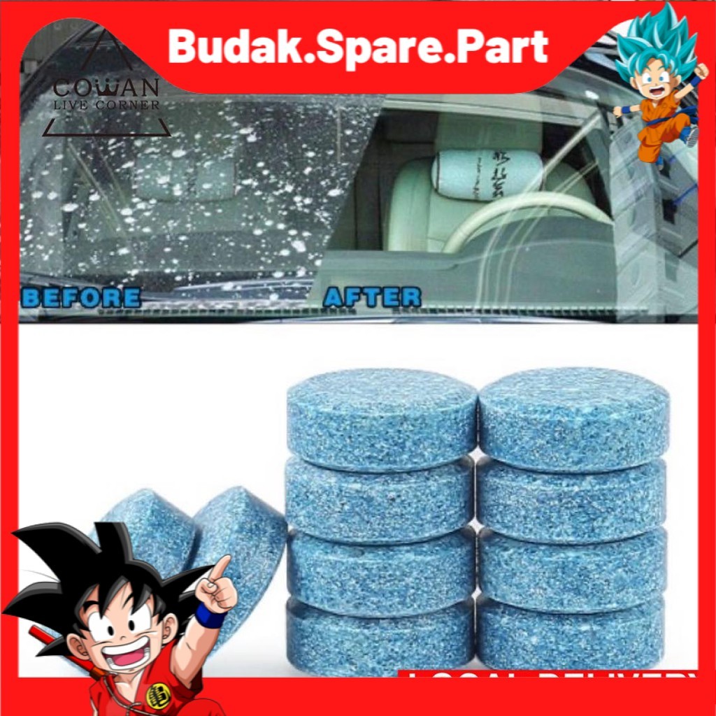 WINDSHIELD CLEANER TABLET UBAT CUCI CERMIN DEPAN BESAR ราคา 1 ชิ้น