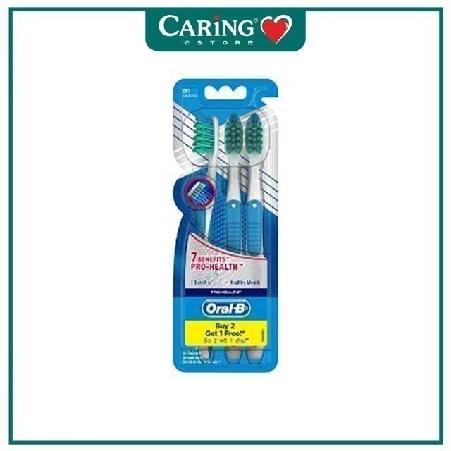 ORAL B TOOTHBRUSH CROSSACTION PRO HEALTH 7 BENEFITS SOFT 3S