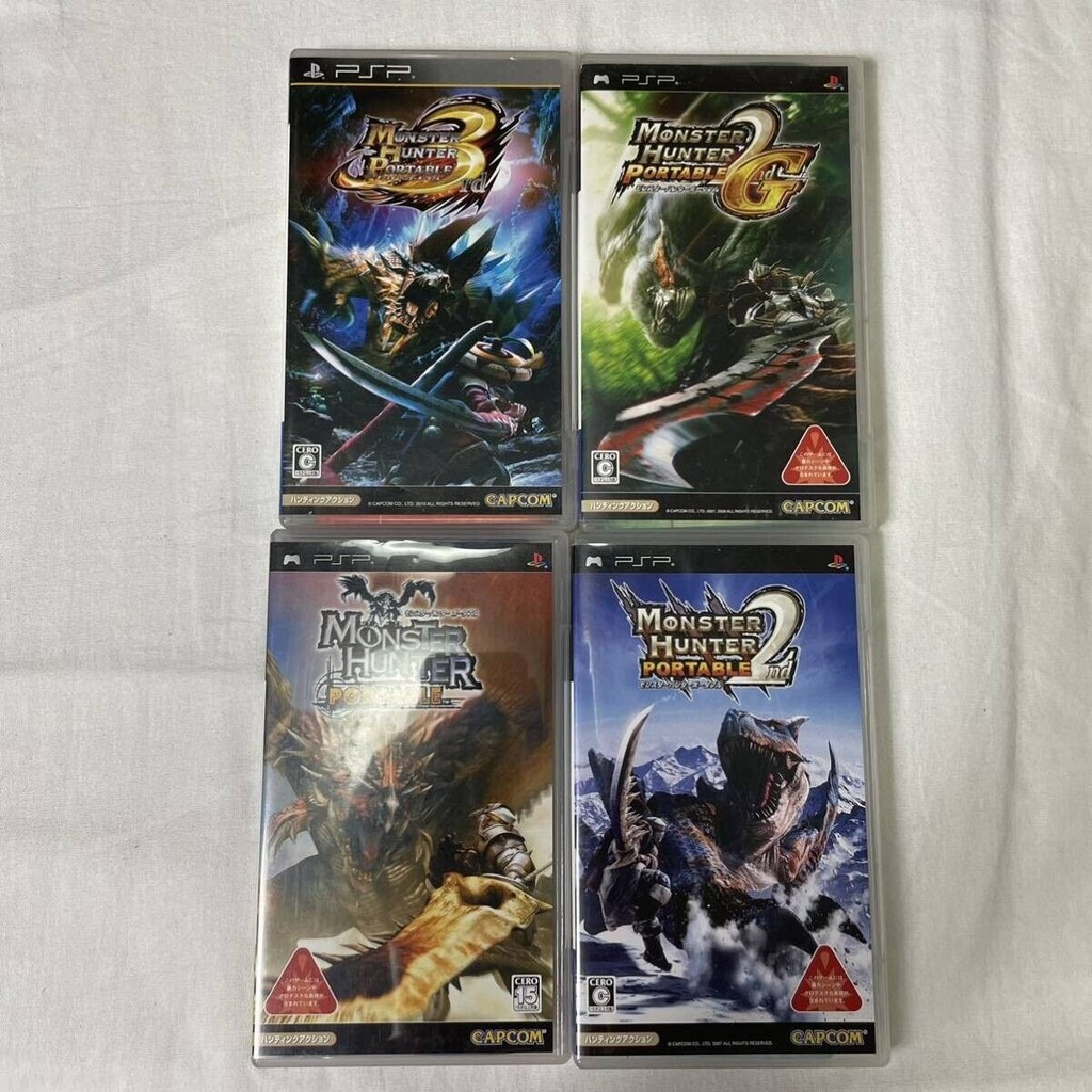 PSP Monster Hunter Portable [1st,2nd,2nd G&3rd set] PlayStation Portable
