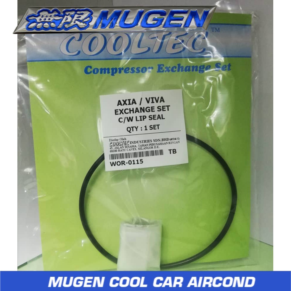 O-RING, COMPRESSOR KIT- ซีลปาก ORING (AXIA / VIVA) (WOR-0115) AIR COND