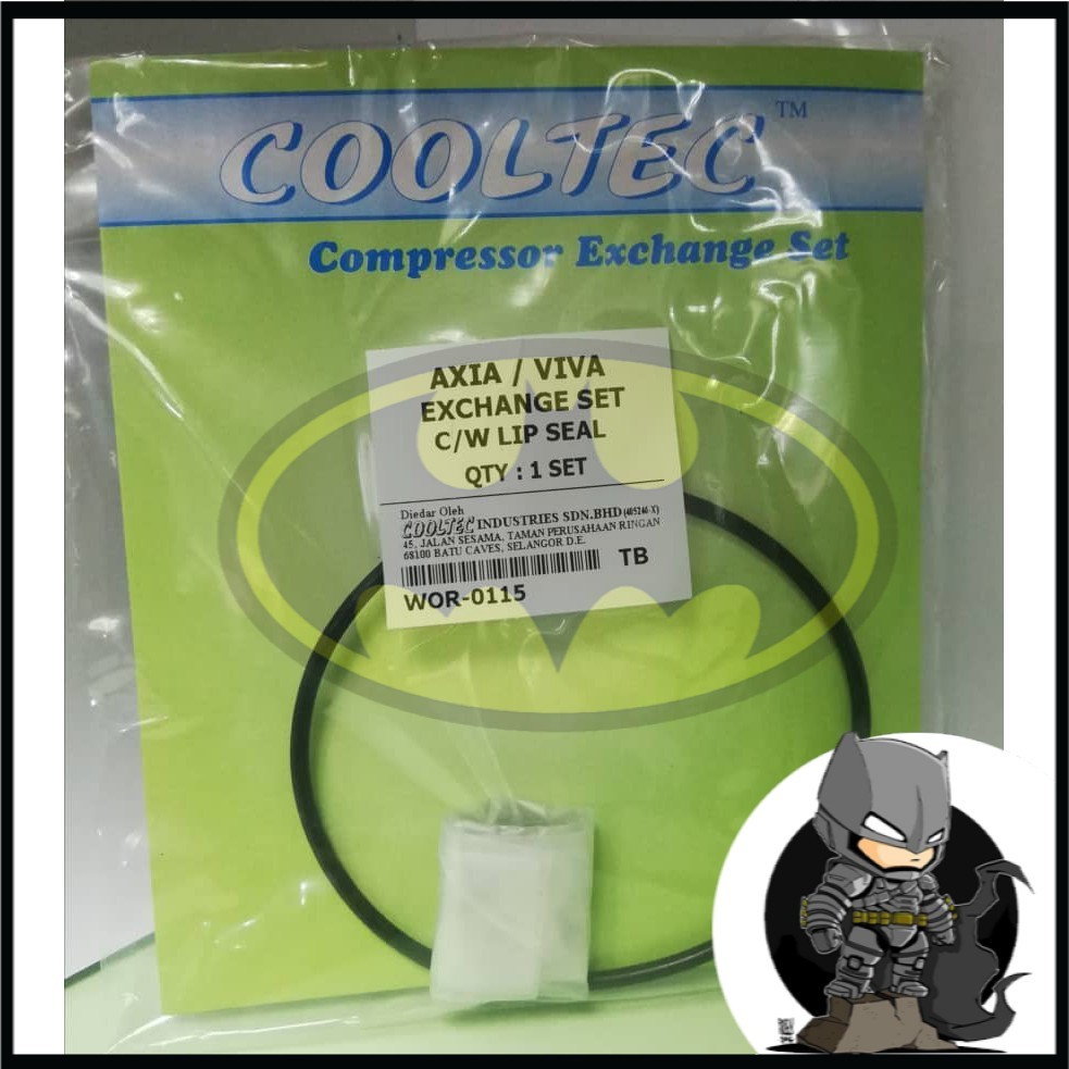 ACM O-RING, COMPRESSOR KIT- ซีลปาก ORING (AXIA / VIVA) (WOR-0115) AIR COND ACM
