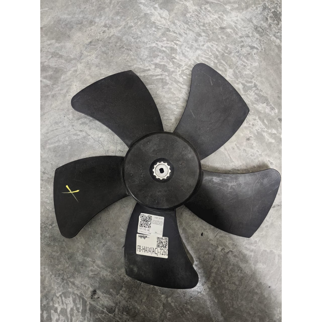 FC FAN BLADE 5BLADE DENSO A/C HONDA ACCORD 2014 - 2019 T2A / 7260 9270/ สําหรับพัดลมมอเตอร์ DENSO 20