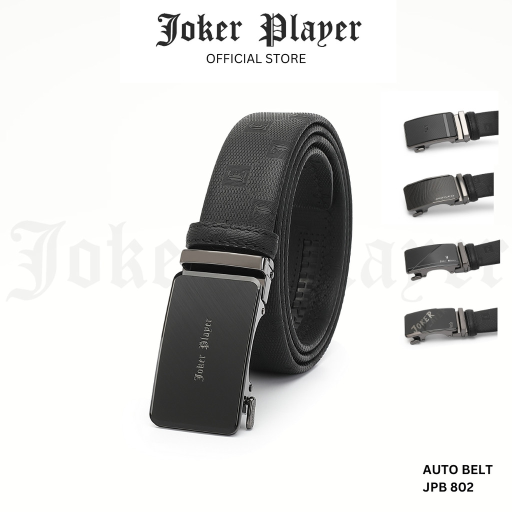Joker Player Automatic Belt (35mm) - สีดํา JPB 802-6-10