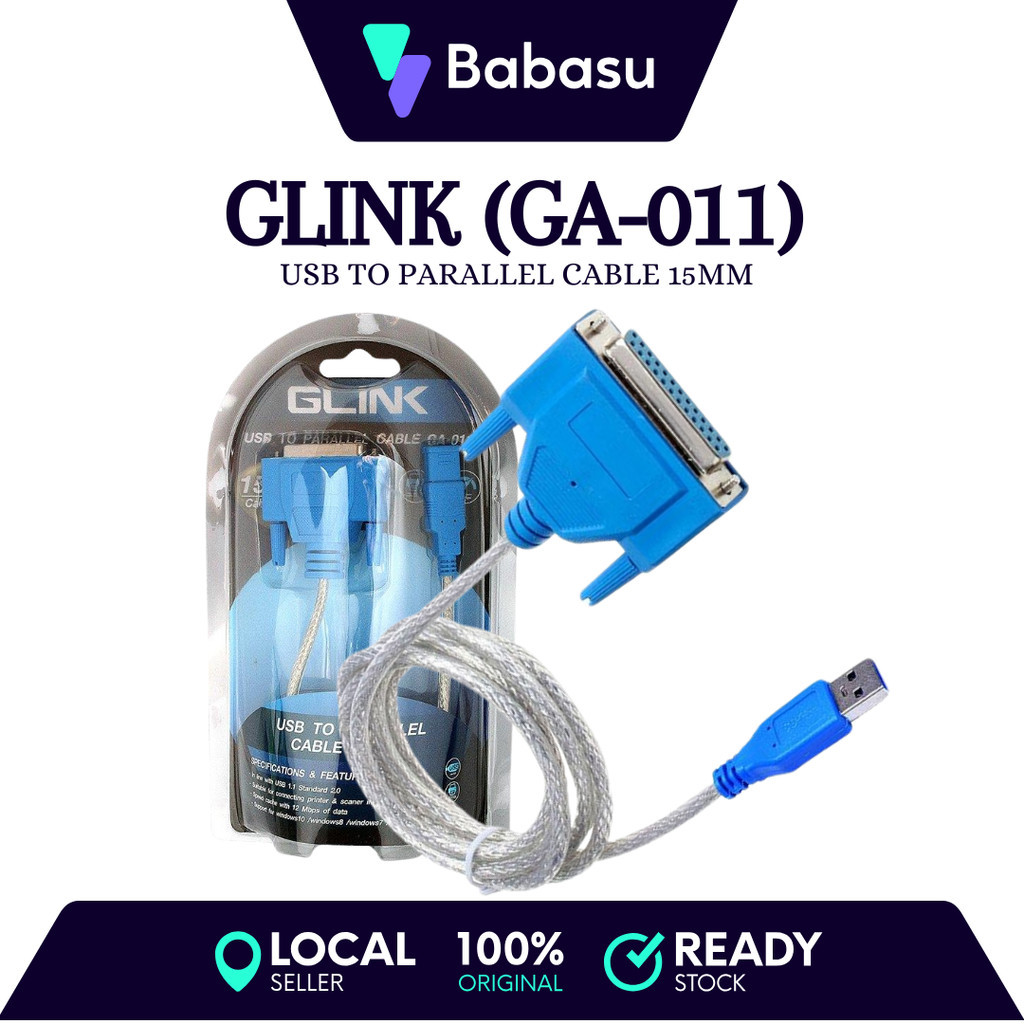 GLINK (GA-011/GA-010) - สาย USB To PARALLEL / USB to IEEE 1.5MM