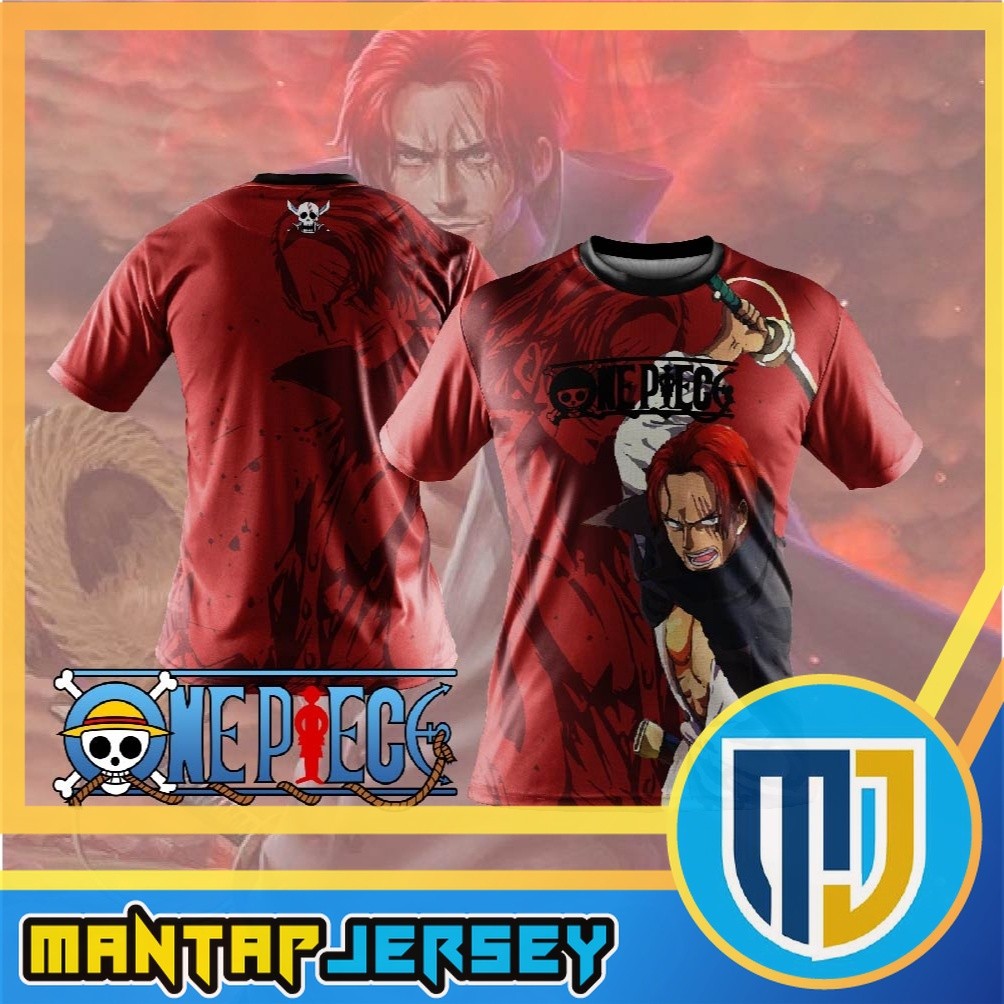 เด็ก / ผู้ใหญ่ FAZZ - เสื้อ BAJU OP07 SHANK 0NE P1ECE AN1M3