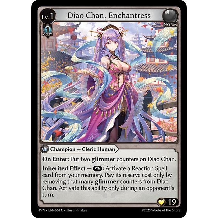Diao Chan, Enchantress HVN-4 [GATCG SINGLES]
