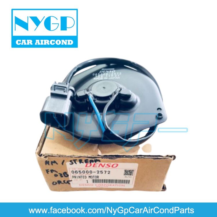 *รับประกัน 1 ปี*AIRCOND FAN MOTOR Honda Stream S7A /Civic 1.7 S5A 1.8/ CRV S9A (2572/2570 ) W/O Sens