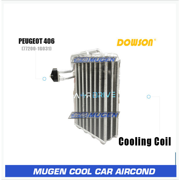 PEUGEOT 406 AIR COND คอยล์เย็นรถยนต์