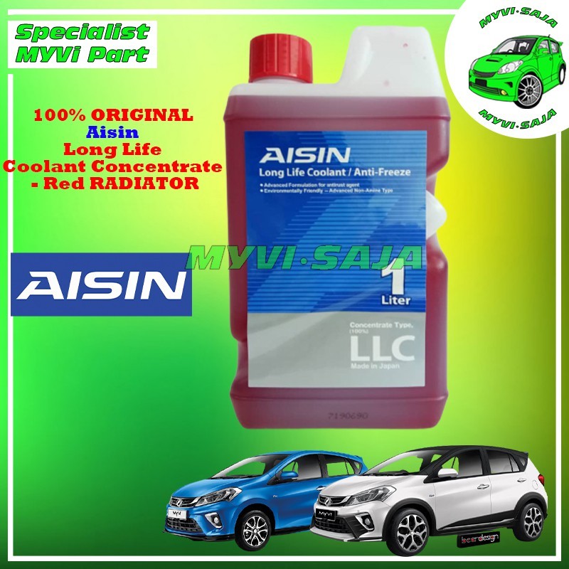 Aisin Long Life Coolant Concentrate - Red RADIATOR