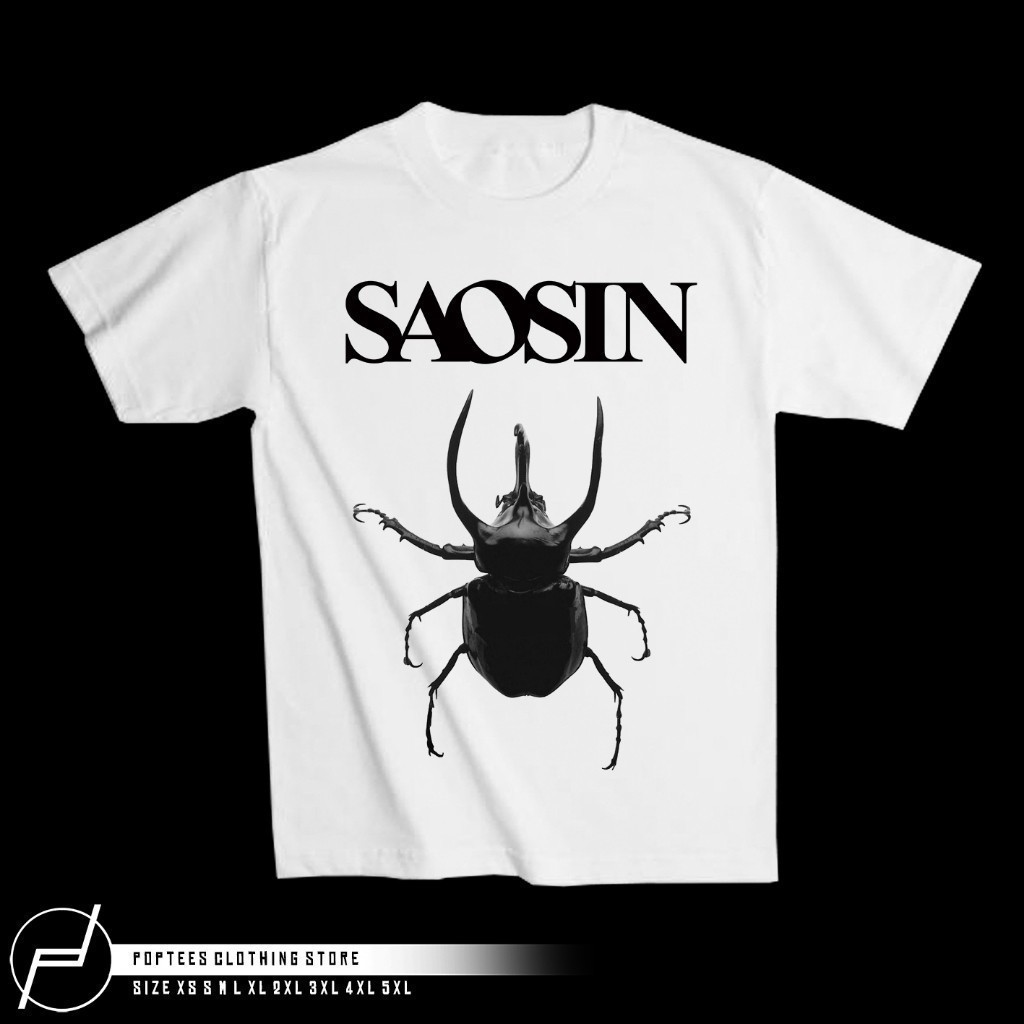 SAOSIN BAND เสื้อยืดผ้าฝ้าย 100% UNISEX XS - 5XL TEE