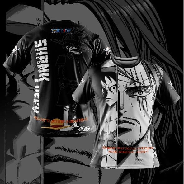 BAJU [สั้น / ยาว] MIKA OP01 - SHANK LUFI 0NE P1ECE JERSI FPO