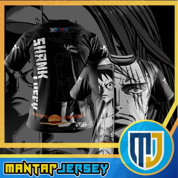 เด็ก / ผู้ใหญ่ MIKA OP01 - เสื้อเจอร์ซีย์ BAJU SHANK LUFI 0NE P1ECE คอสเพลย์ AN1M3