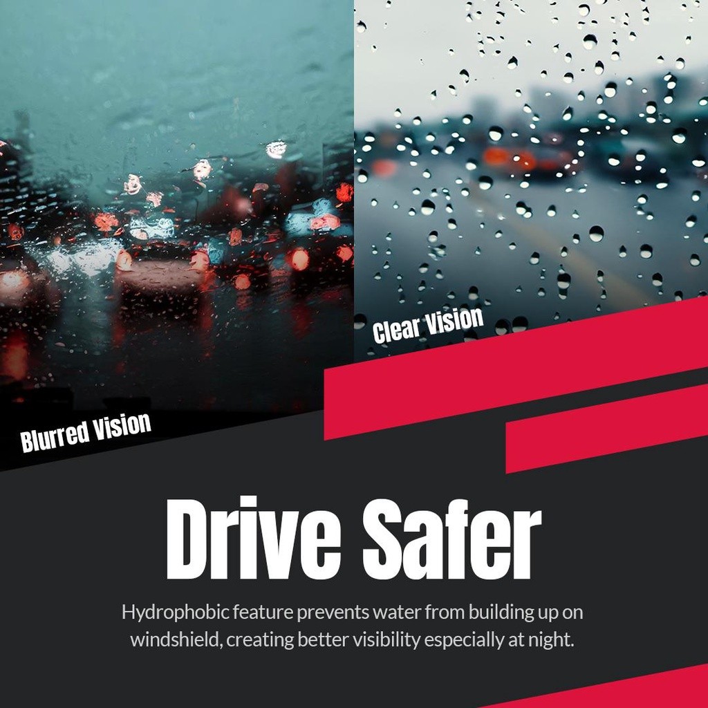 Kamatto Hydrophobic Silicone Wiper พร้อมคุณสมบัติเคลือบกันน้ํา (1 ชิ้น) - รูปที่ 7