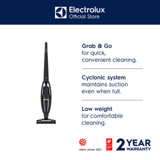 Electrolux 18V Q6 Self-Standing Cordless Vacuum Cleaner 5-Step Filtration System, 2 Years Warranty, WQ61-1OGG