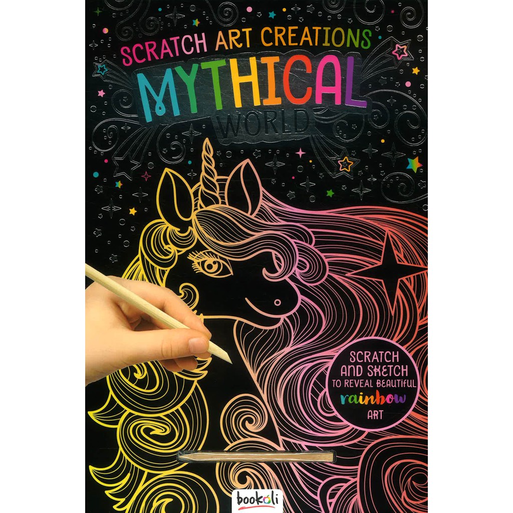(BX) Scratch Art Creations: Mythical World
