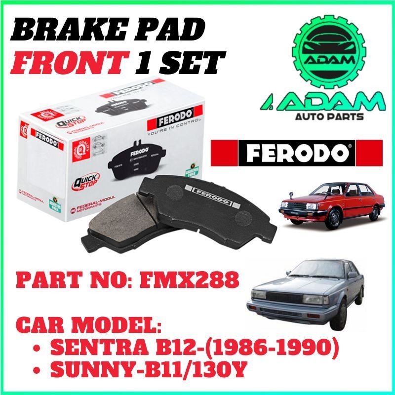 FERODO ผ้าเบรคหน้า Toyota Land Cruiser BJ60 BJ70 HJ60 HJ47 FJ70 FJ75 LN65